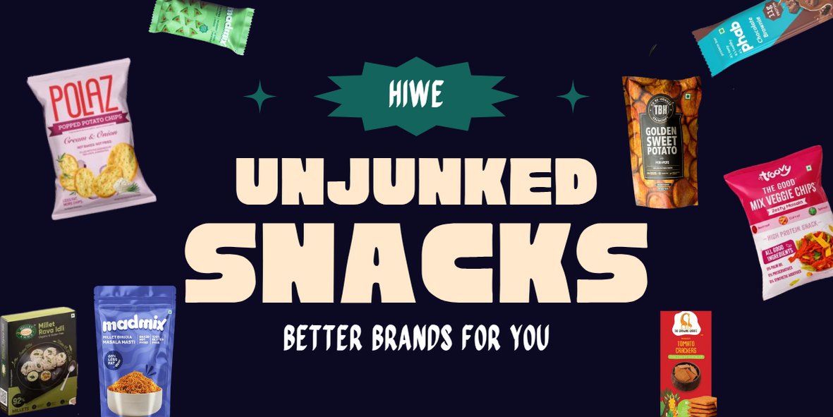 Unjunked snacks — better brands for you