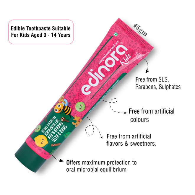 Kids Herbal Toothpaste - No SLS, No Parabens - 45 g