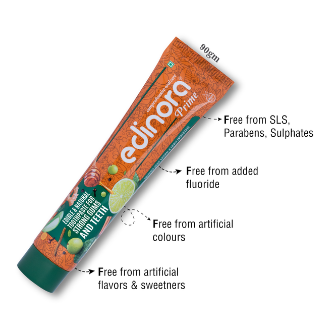 Prime Herbal Toothpaste Without Chemicals - 90 g