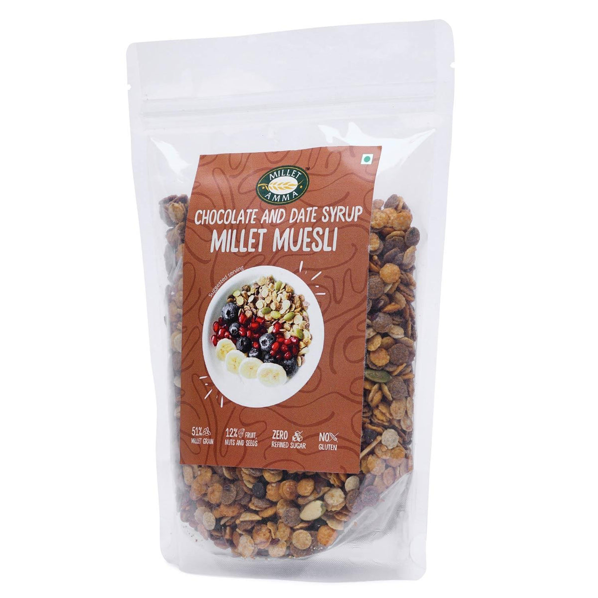 Millet Amma Millet Muesli - Chocolate - 300 g