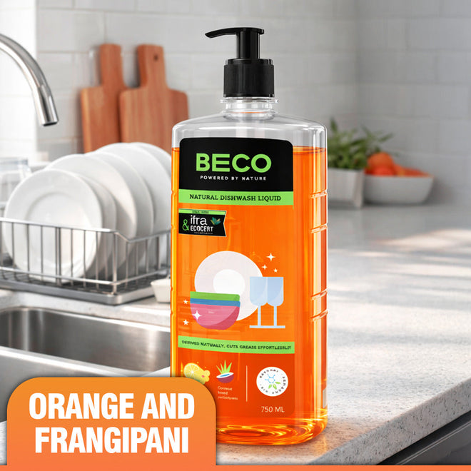 Natural Dishwash Liquid - 750 ml + 750 ml Free