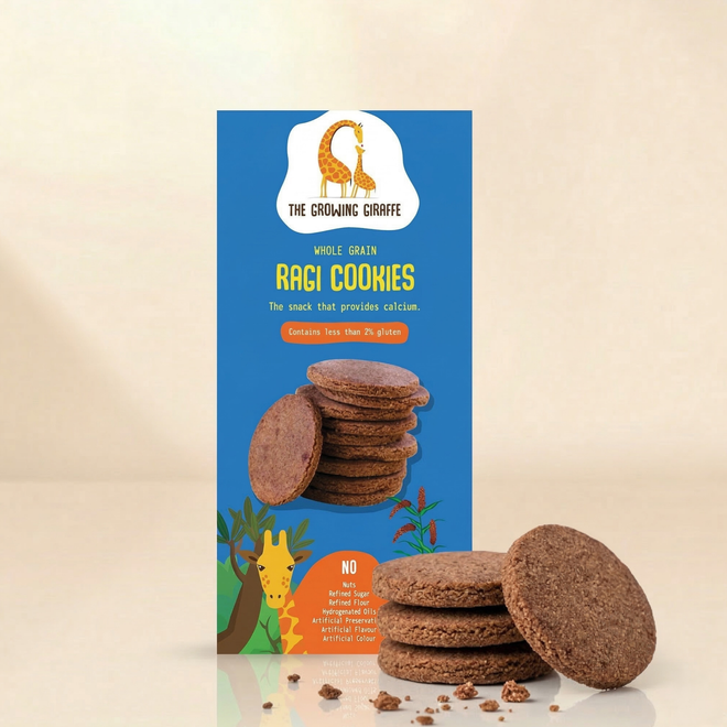 Whole Grain Ragi Cookies - 180 g