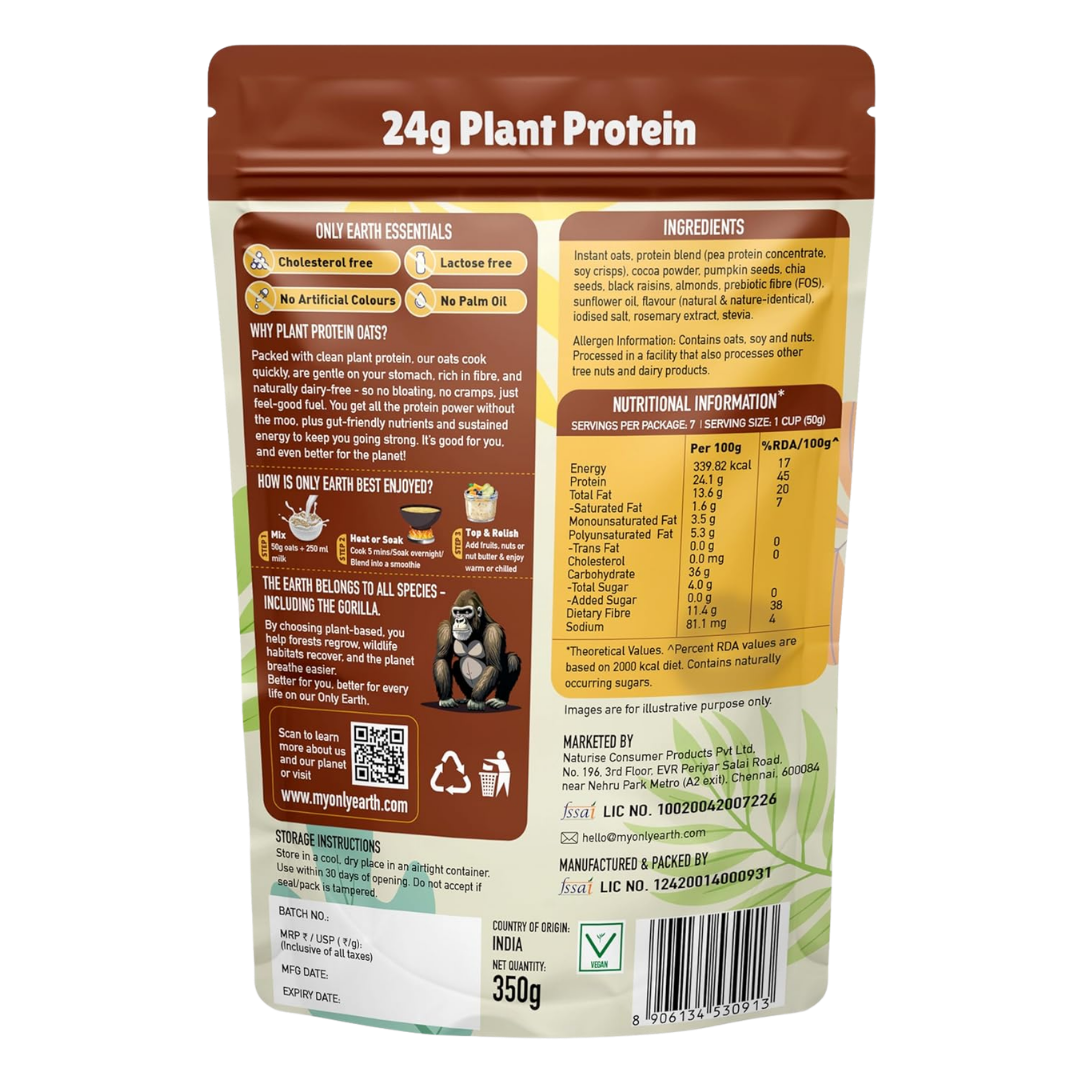 24g Protein Oats - Chocolate - 350 g