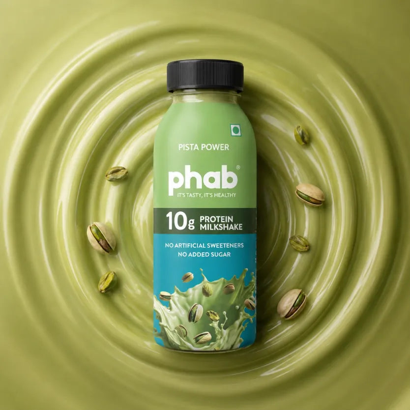 Phab 10g Protein Milkshake - Pista Power - 200 ml