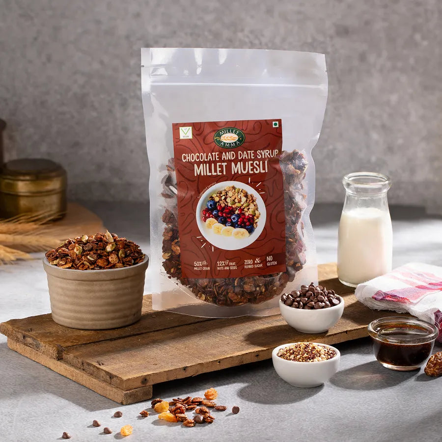 Millet Amma Millet Muesli - Chocolate - 300 g
