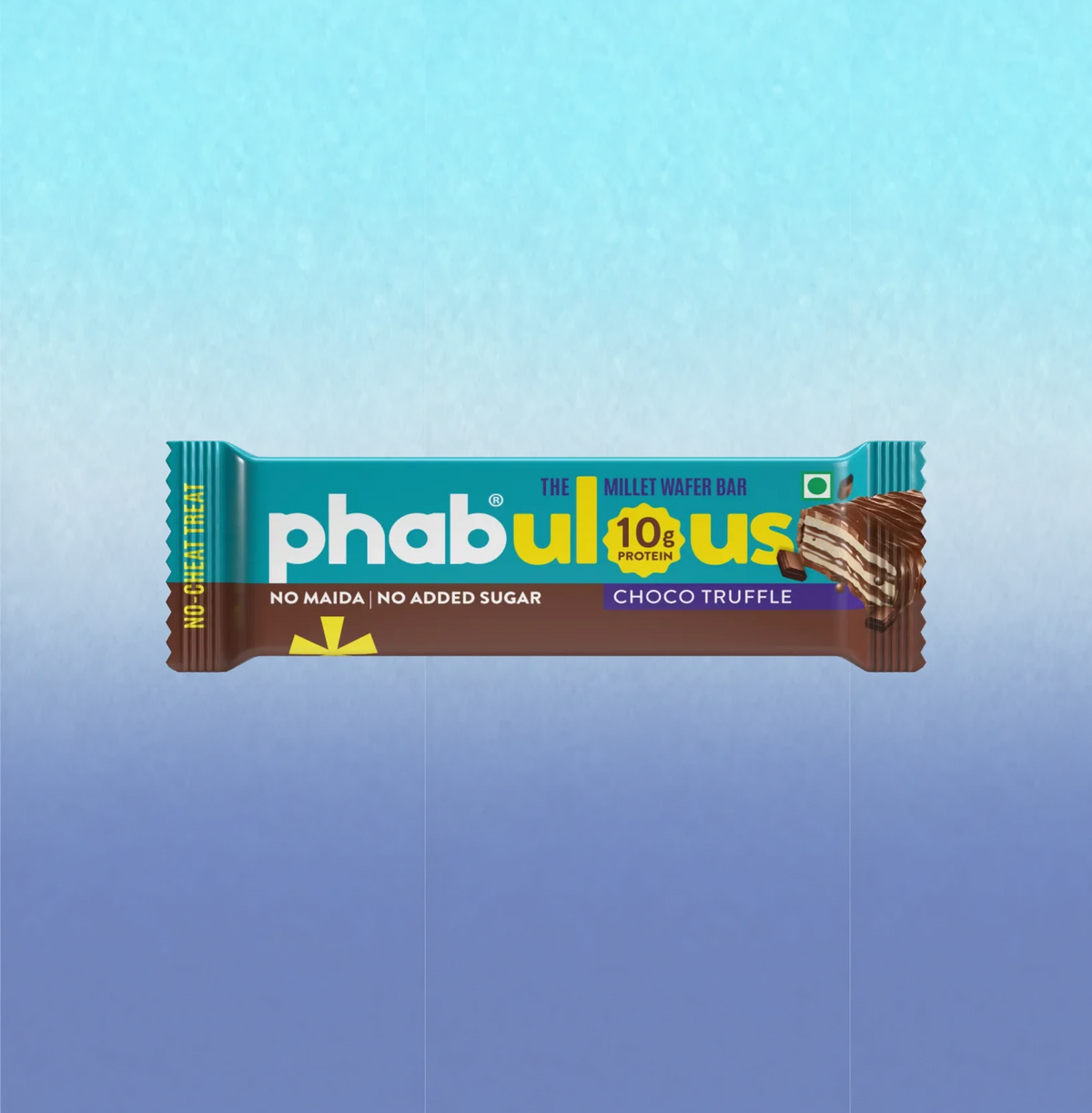 Phab 10g Protein Millet Wafer Bar - Choco Truffle - 40 g