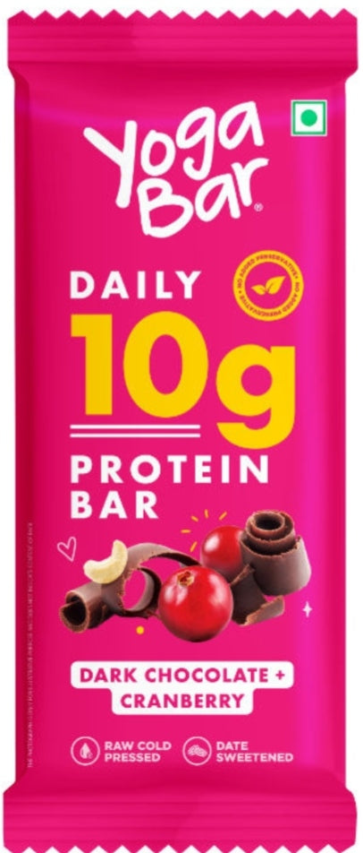 Dark Chocolate + Cranberry Protein Bar - 50 g