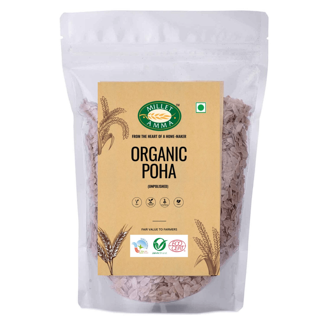 Red Rice Poha Organic - 500gm