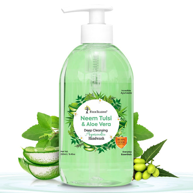 Neem Tulsi & Aloevera Deep Cleansing Ayurvedic Handwash - 250 ml