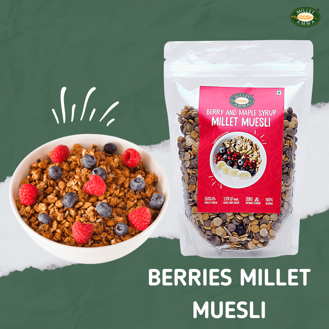 Millet Amma Millet Muesli - Berries - 300 g