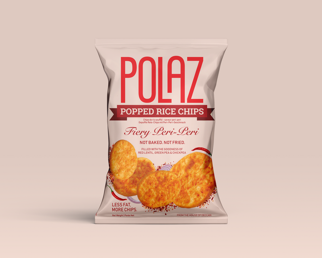 Fiery Peri Peri - Popped Rice Chips - 50 g