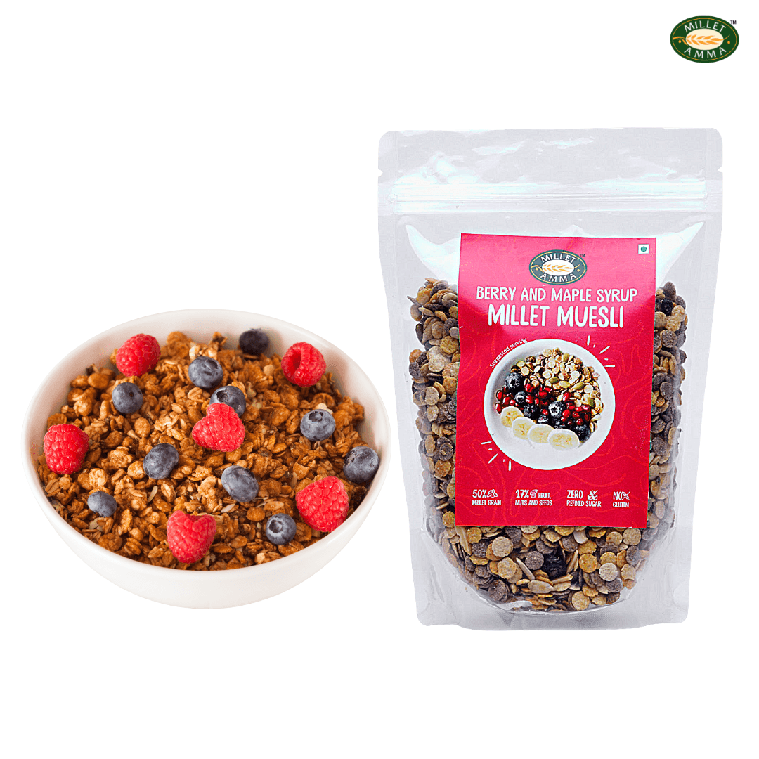Millet Amma Millet Muesli - Berries - 300 g