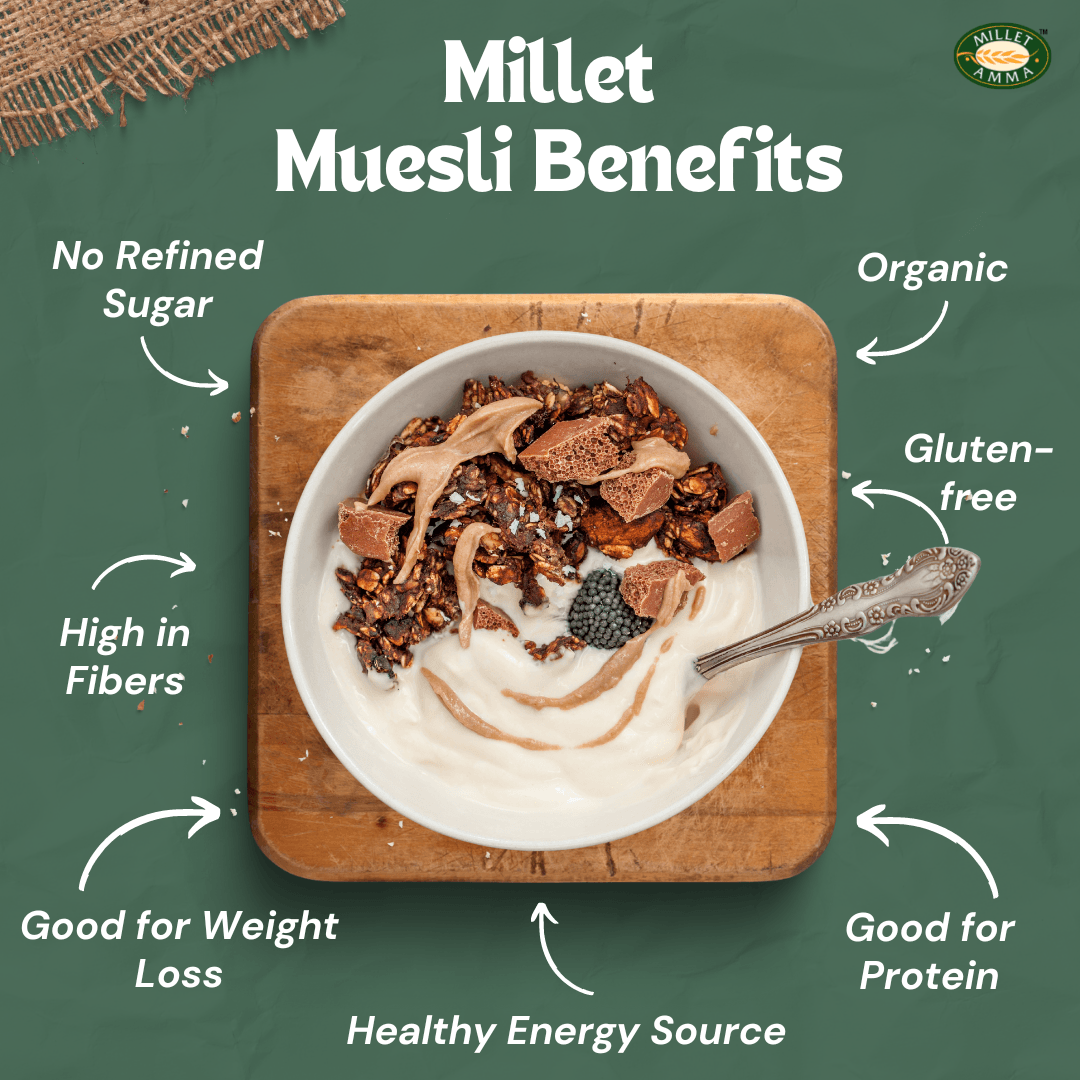 Millet Amma Millet Muesli - Chocolate - 300 g