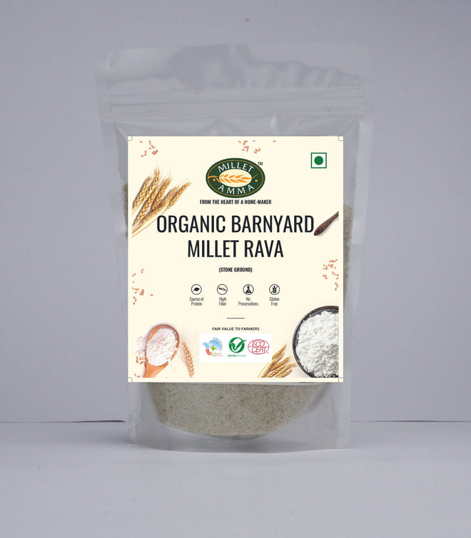 Barnyard Millet (Rava) Organic 500 G