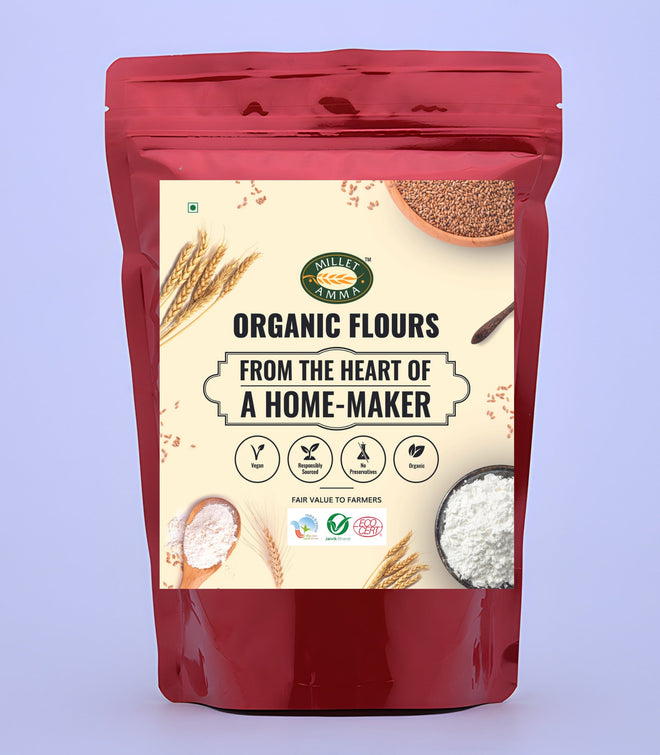 Sprouted Ragi Flour Organic - 500 g